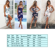 Load image into Gallery viewer, fashion women’s summer bohemian casual party sleeveless v neck sexy beach dress sundress loose casual daily clothes
