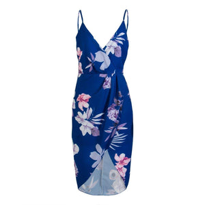 fashion women’s summer bohemian casual party sleeveless v neck sexy beach dress sundress loose casual daily clothes