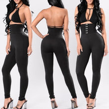 Load image into Gallery viewer, fashion women’s high waist leggings ladies casual skin slim sports gym running fitness long pants trousers
